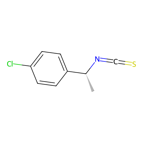 (R)-(-)-1-(4-Chlorophenyl)ethyl isothiocyanate structure