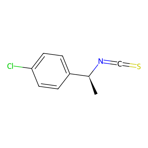(S)-(+)-1-(4-Chlorophenyl)ethyl isothiocyanate structure