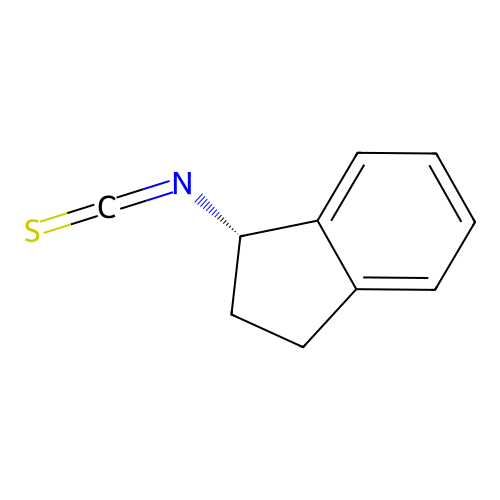 (S)-(+)-1-Indanyl isothiocyanate structure