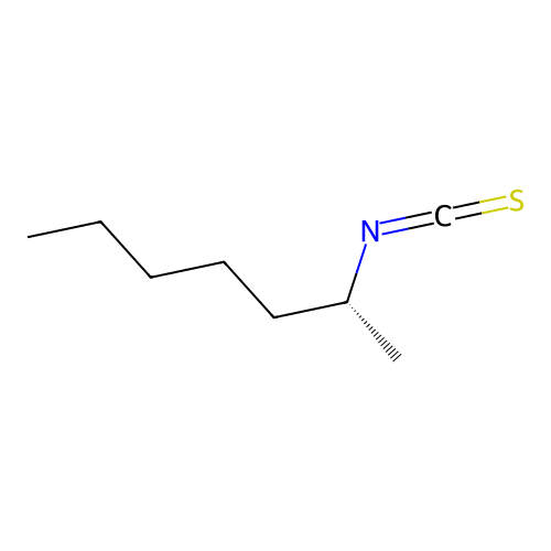 (2R)-2-Isothiocyanatoheptane structure