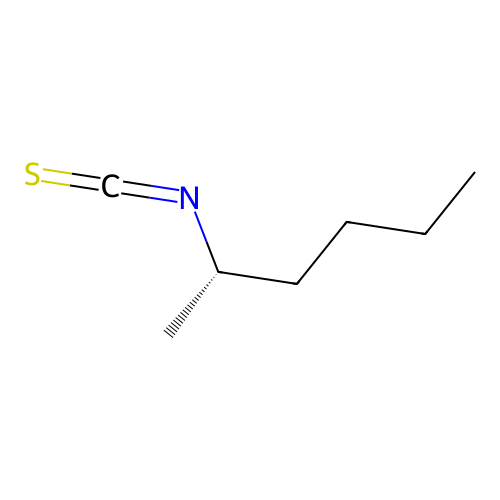 (S)-(+)-2-Hexyl isothiocyanate structure
