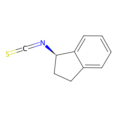 (R)-(-)-1-Indanyl isothiocyanate structure