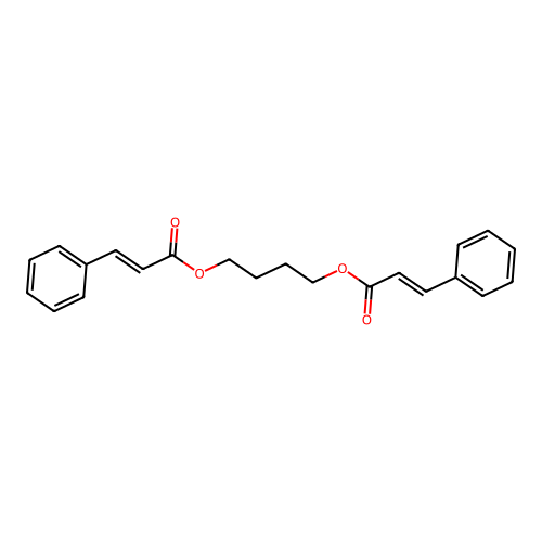 Tetramethylene dicinnamate structure