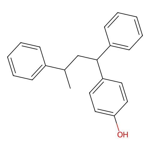 4-(1,3-Diphenylbutyl)phenol structure