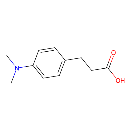 3-(4-(Dimethylamino)phenyl)propanoic acid structure