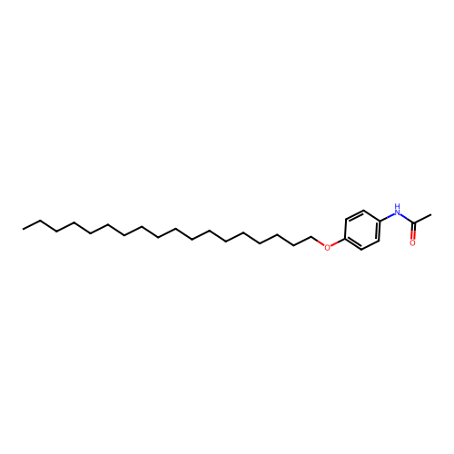 4'-(Octadecyloxy)acetanilide structure