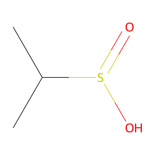 丙烷-2-亚磺酸 structure