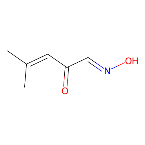 3-Pentenal oxime, 4-methyl-2-oxo- structure