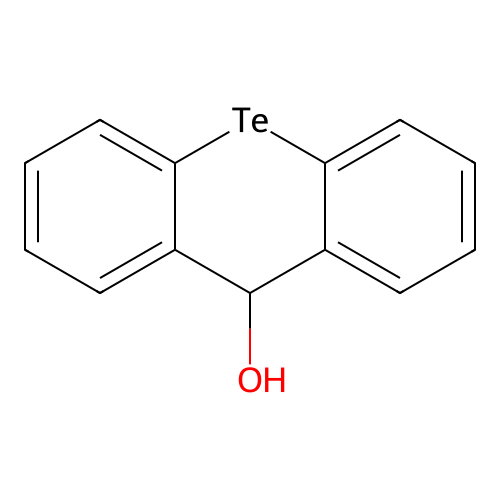9H-telluroxanthen-9-ol structure