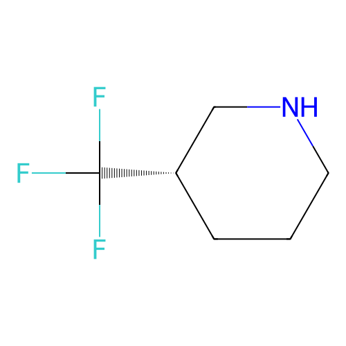 (S)-3-(Trifluoromethyl)piperidine structure
