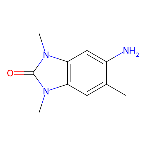 5-amino-1,3,6-trimethyl-1,3-dihydro-2H-benzimidazol-2-one structure