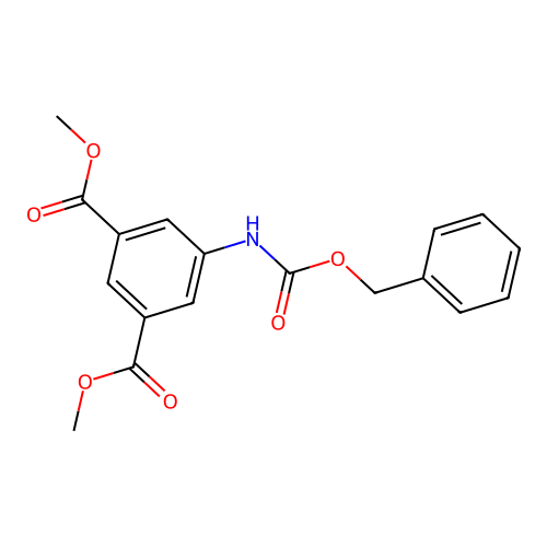 Dimethyl 5-(benzyloxycarbonylamino)isophthalate structure