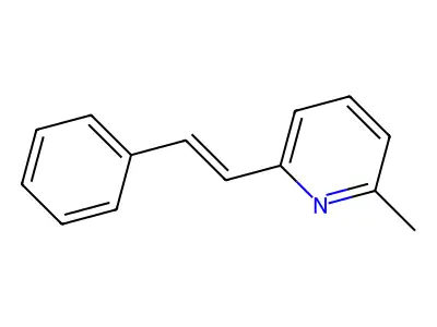 2-Methyl-6-styryl-pyridine structure