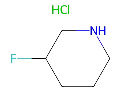 3-Fluoropiperidin-1-ium chloride structure