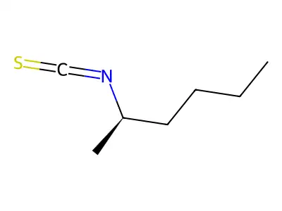 (2R)-2-Isothiocyanatohexane structure
