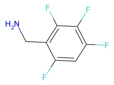 (2,3,4,6-Tetrafluorophenyl)methanamine structure