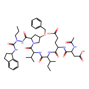 Azapeptide-based compound 36 structure