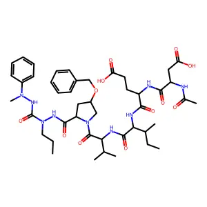 Azapeptide-based compound 37 structure