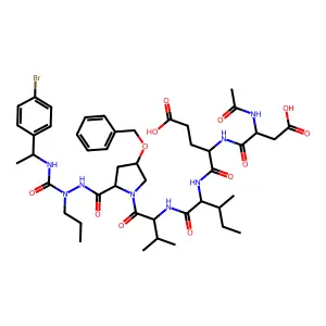 Azapeptide-based compound 41 structure