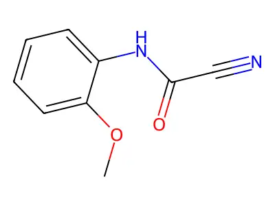 N-(2-Methoxyphenyl)cyanoformamide structure