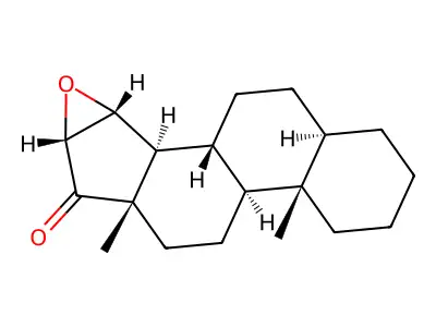 7,11-Dimethyl-4-oxapentacyclo[8.8.0.02,7.03,5.011,16]octadecan-6-one structure