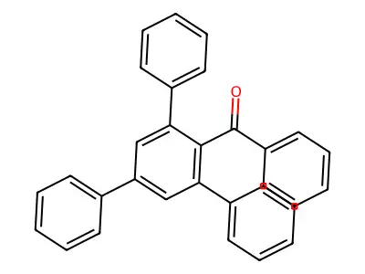 Phenyl-(2,4,6-triphenylphenyl)methanone structure