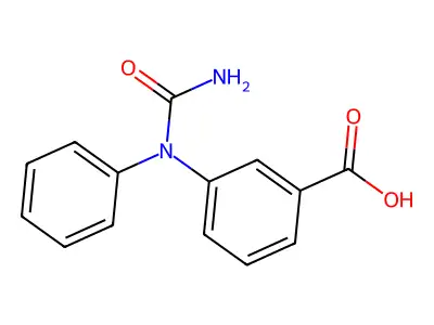 溴乙酰胺-2-氯-5-二苯甲酮 structure