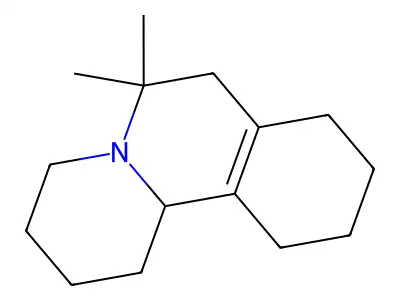 2H-Benzo(a)quinolizine, 1,3,4,6,7,8,9,10,11,11b-decahydro-6,6-dimethyl- structure