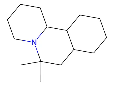 2H-Benzo(a)quinolizine, 1,3,4,6,7,7a,8,9,10,11,11a,11b-dodecahydro-6,6-dimethyl- structure