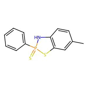 1,3,2-Benzothiazaphospholine, 6-methyl-2-phenyl-, 2-sulfide structure