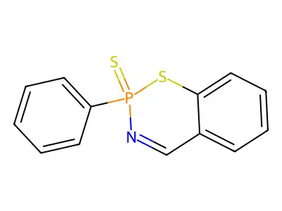 2H-1,3,2-Benzothiazaphosphorine, 2-phenyl-, 2-sulfide structure