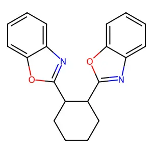 2,2'-(1,2-Cyclohexanediyl)bis(benzoxazole) structure