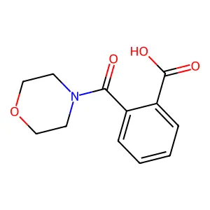 Benzoic acid, o-(morpholinocarbonyl)- structure