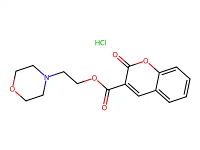 Coumarin, hydrochloride structure