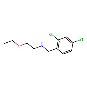 2,4-二氯-N-(2-乙氧基乙基)苄胺 structure