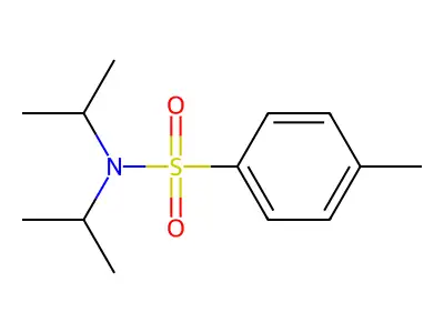 4-methyl-N,N-di(propan-2-yl)benzenesulfonamide structure