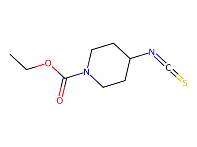 Ethyl 4-isothiocyanatopiperidine-1-carboxylate structure