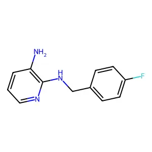 N2-(4-Fluorobenzyl)pyridine-2,3-diamine structure