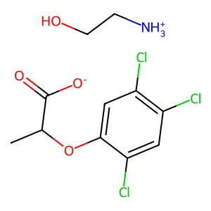 2,4,5-涕丙酸乙醇胺 structure