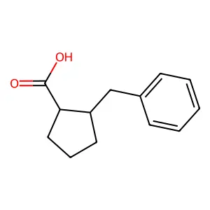 2-苄基环戊烷-1-甲酸 structure
