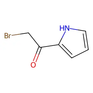 2-bromo-1-(1H-pyrrol-2-yl)ethanone structure
