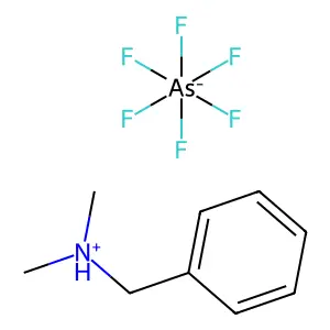 Benzylamine, N,N-dimethyl-, hexafluoroarsenate (1-) structure