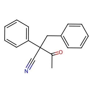 2-苄基-3-氧代-2-苯基丁腈 structure