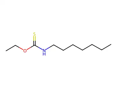 O-Ethyl n-heptylcarbamothioate structure