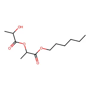 1-(Hexyloxy)-1-oxopropan-2-yl 2-hydroxypropanoate structure