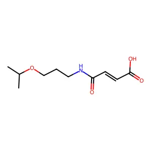Maleamic acid, N-(3-isopropoxypropyl)- structure