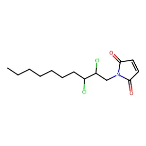 2,3-二氯-N-癸基马来酰亚胺 structure