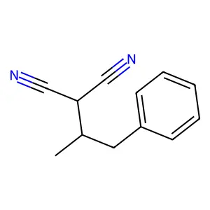 (α-甲基苯乙基)丙二腈 structure
