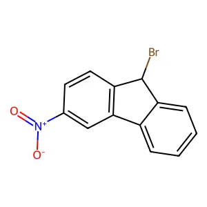 9-bromo-3-nitro-9H-fluorene structure