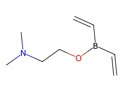 Borinic acid, divinyl-, 2-(dimethylamino)ethyl ester structure